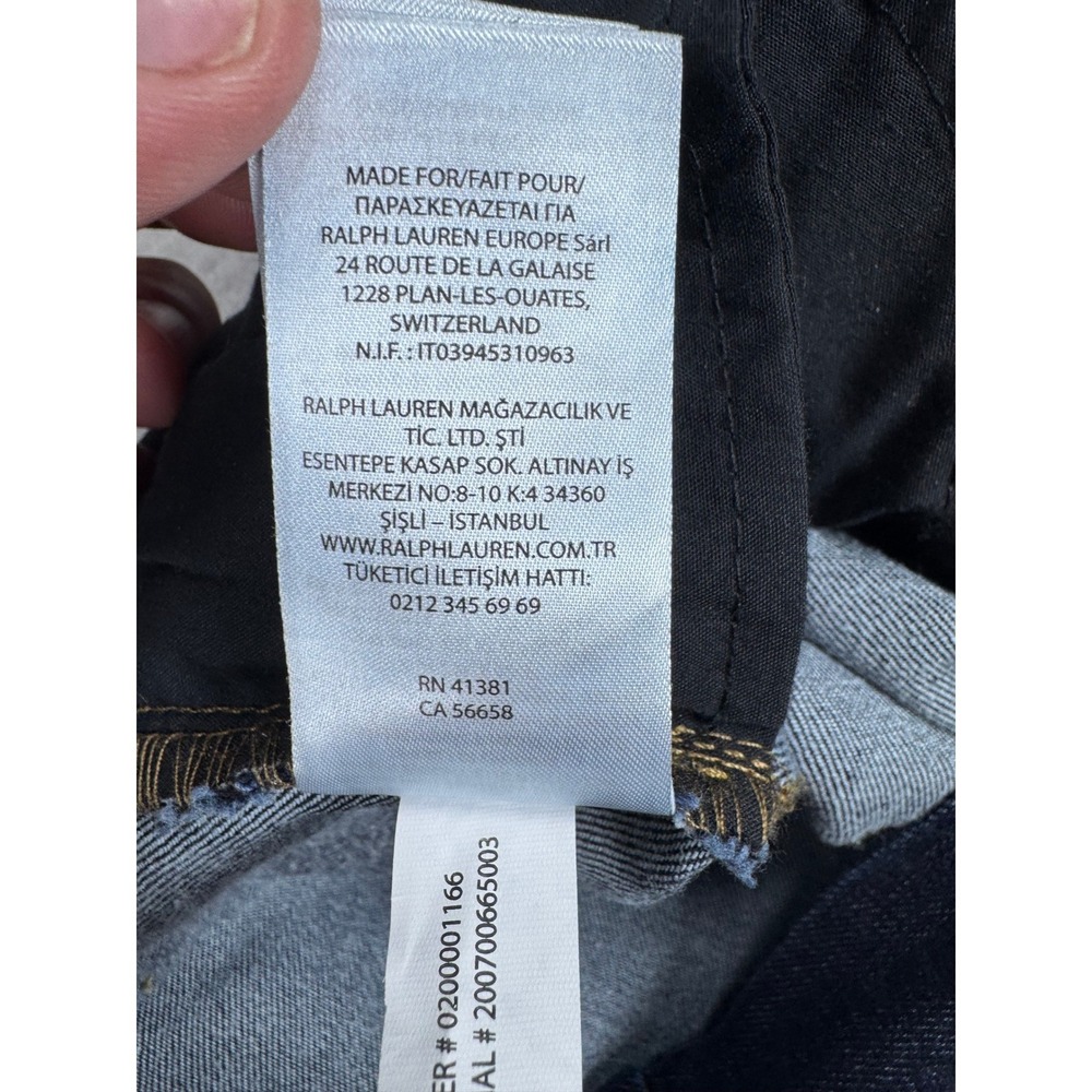 Lauren‎ Ralph Lauren Womens Dark Wash Denim Jeans Size 8 Indigo Blue Stretch - Picture 6 of 14